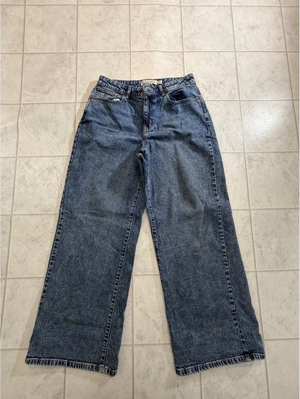 Scenario wide leg jeans